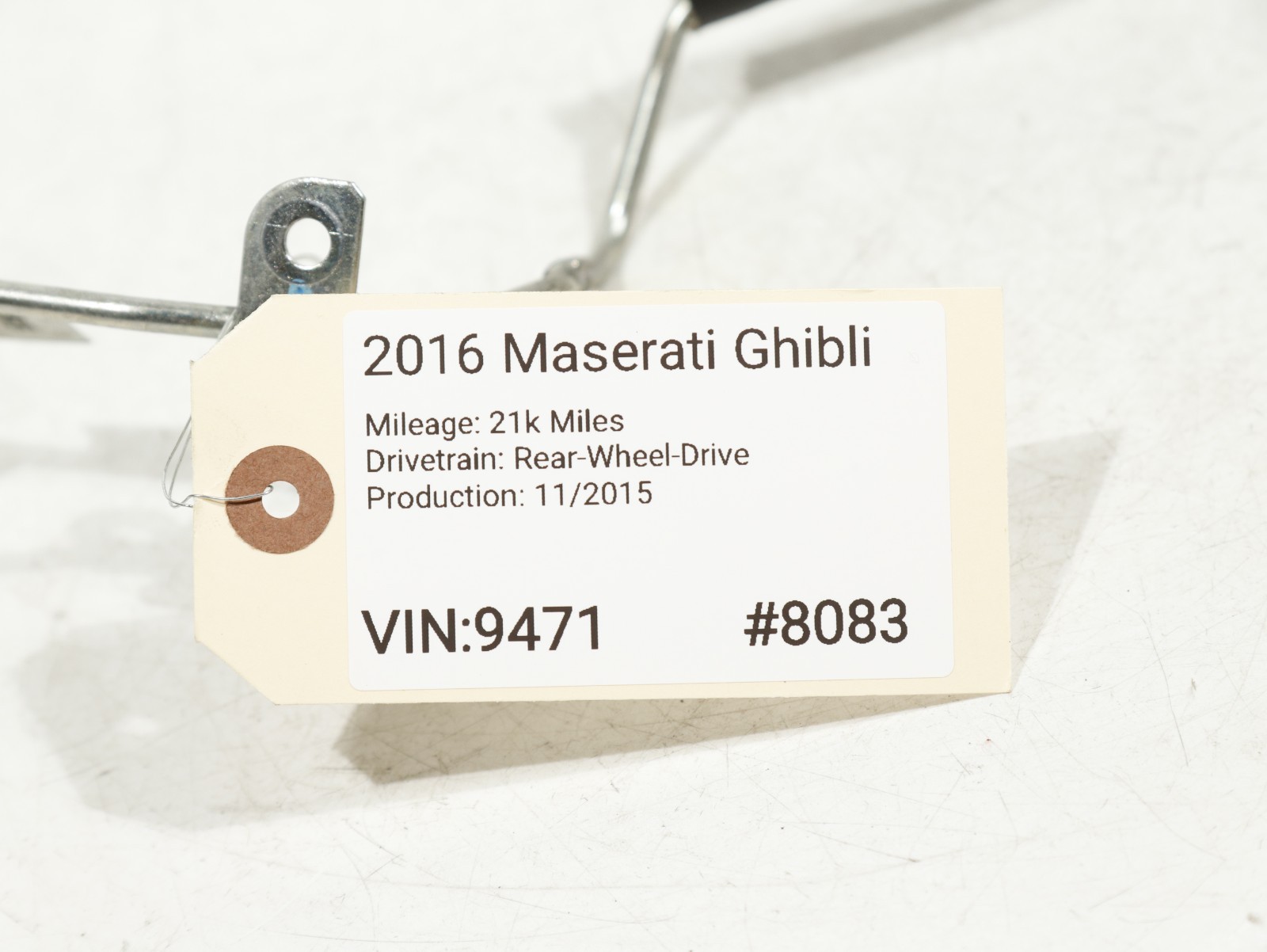2014 - 2020 Maserati Ghibli M157 3.0L Hose Tube Pipe Line OEM 000299988000BE4455