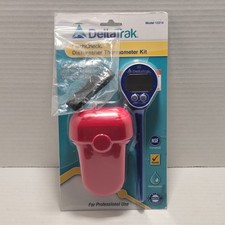 DeltaTrak 12214 Professional Use FlashCheck Dishwasher Thermometer Kit New