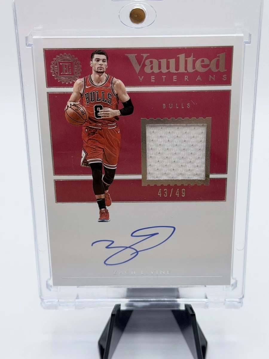 Zach LaVine Sports Trading Card Singles Autographed Basketball for