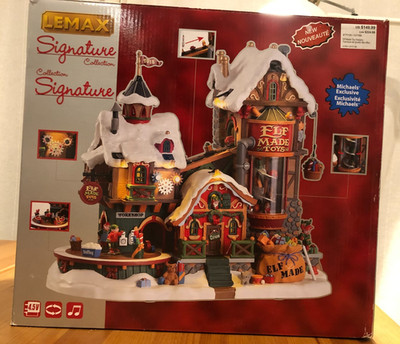 Lemax ''Elf Made Toy Factory'' Sights and Sounds Workshop 75190 | In Box
