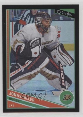2013-14 O-Pee-Chee Black Rainbow Foil 25/100 Jonas Hiller #339 0o5t