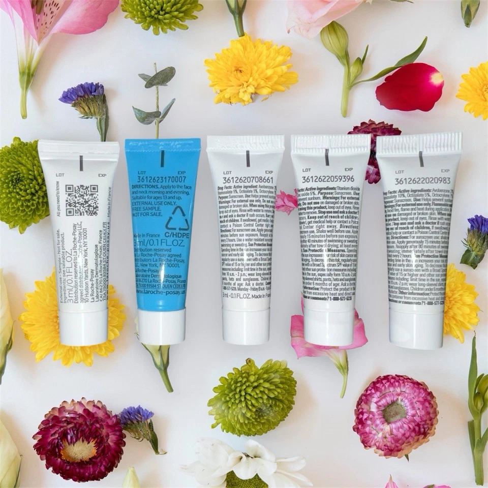 La Roche-Posay Conjunto de Viaje Hidratantes Mixtos y FPS Cuidado de la Piel - 5 Piezas Foto 2 de 2