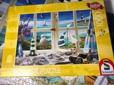 Schmidt 1000 piece jigsaw puzzle STUDY BY THE SEA new rel, made once  *COMPLETE*