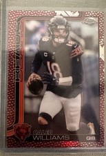 2025 Topps Chrome  (50+) RCs & Inserts Caleb Williams Chase Jefferson