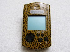 Official Sega Dreamcast Leopard Brown Black VMU Visual Memory Unit Card Cap JP