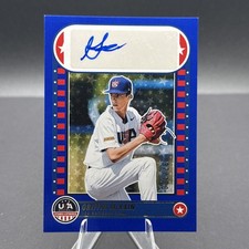 2025 Panini USA Stars & Stripes Griffin McKain Blue AUTO /100 Rookie