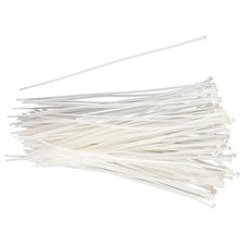 Xscorpion 8" Wire Ties - White (100 count)