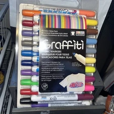 Uchida Graffiti Fabric Marker Value Set 30/Pkg-NEW