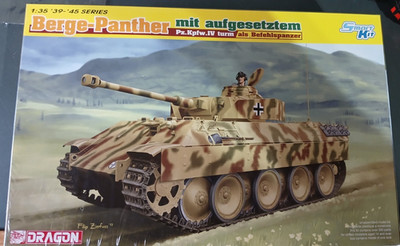 Dragon 6835 1/35 Berge-Panther Pz Kpfw IV turm als Befehlspanzer Smart Kit