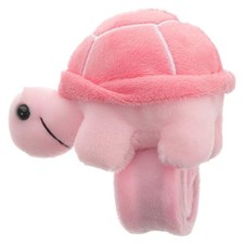 Turtle Slap Bracelet, Plush Animal Snap Band Hug Wristband, Cute Stuffed