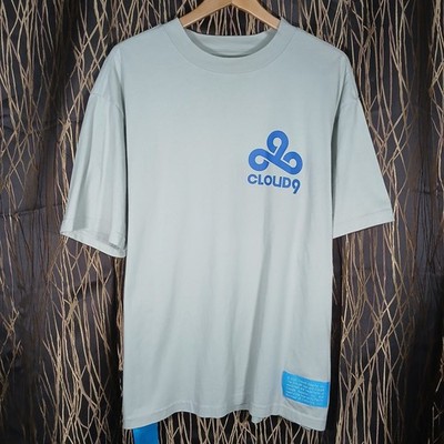 Cloud9 Esports T-Shirt Mens Large Beige 2022 Graphic Collab Tee PacSun