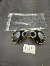 Vintage B&L Ray Ban Bausch & Lomb Gold 58mm Aviator Frame 58-14.