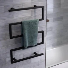 Swiss Madison Voltaire 5-Bar Electric Towel Warmer in Matte Black
