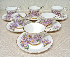 Vintage Royal Windsor Bone China Prairie Crocus Various Pieces