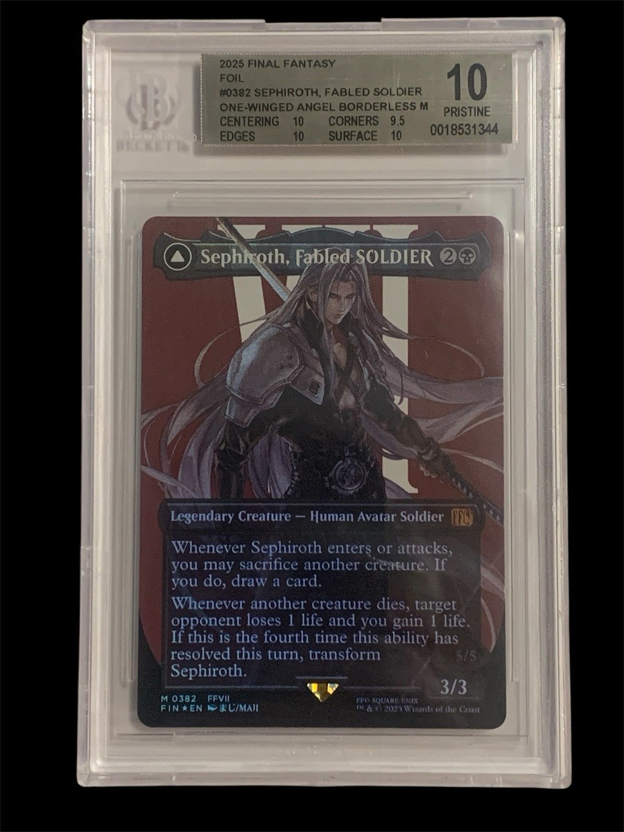 final fantasy mtg borderless Aerith, Last Ancient (Borderless) (Chocobo Track Foil) [FINAL FANTASY main image 1