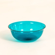 Glasschale in Silber blau Schweden Garham E P YC 780 Kaj Franck Finnland