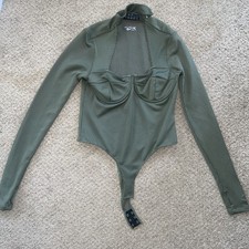 Reebok x cardi b High Neck Body Suit Large