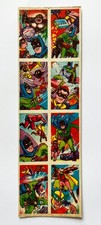 Vintage Japanese MENKO Card Uncut Sheet - Batman Robin 1960s