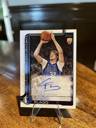 Cooper Flagg #TFRR-CF 2025 Topps Flagship Real One Rookie Autograph card