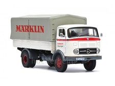 Schuco 450309900 1:43 Marklin Mercedes Benz LP911 Flatbed Truck.