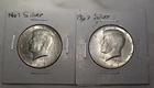 Kennedy Half Dollars 1966-1967, 40% Silver, Lot of 2