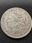 1896 Morgan Silver Dollar San Francisco Mint Circulated $1 Coin 0.9 Fineness