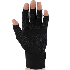 Copper Fit Standard Hand Relief, Black, Small/Medium