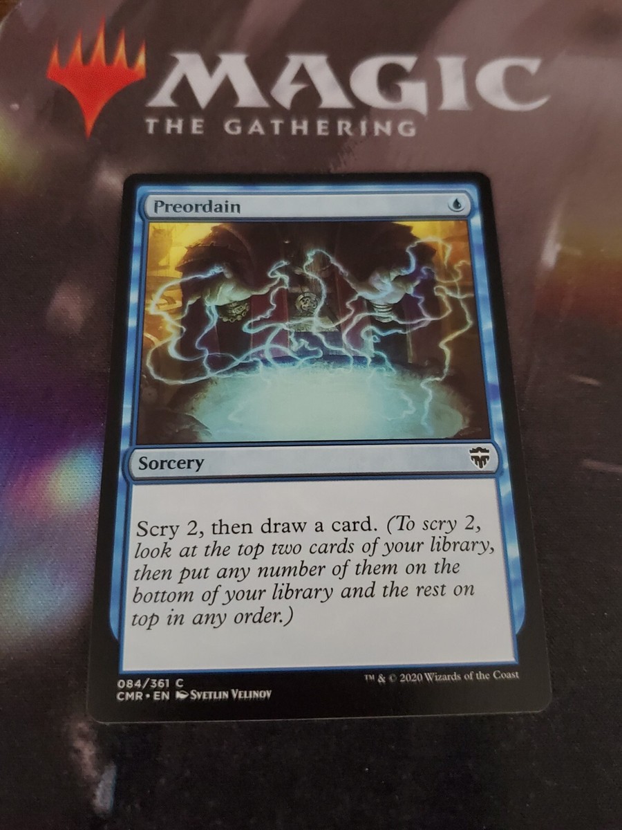 MTG. Preordain. Commander Legends. Pack Fresh | eBay
