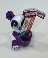 NEW Slap Happy Babies 4.5” Backpack Huggers Slap Bracelet Panda Plush