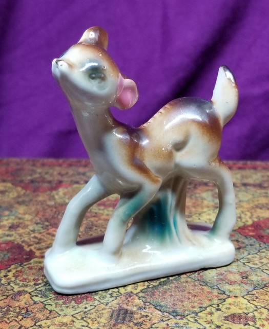 Vintage Deer Figurine Porcelain Ceramic Made in Japan eBay