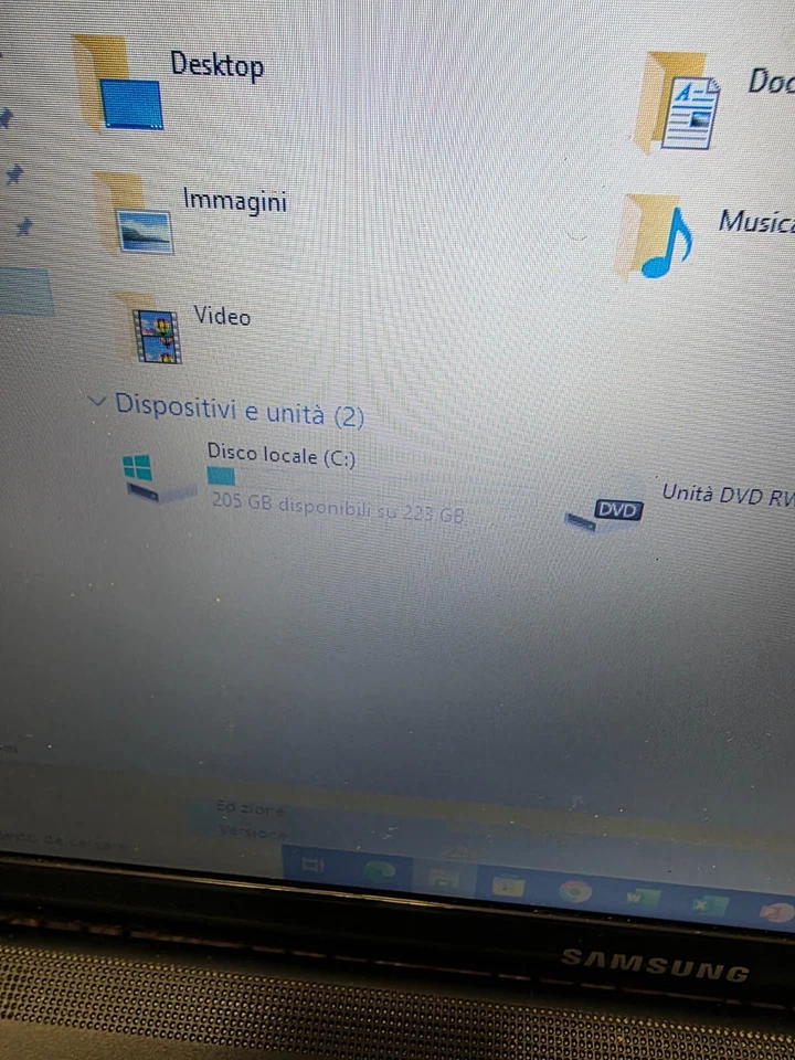 🖥️ PC Portatile Samsung 16GB ram SSD 256 gb Windows 10 office - Immagine 2 di 4