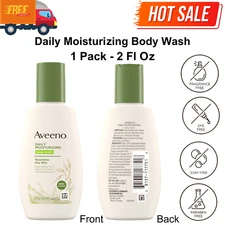 Daily Moisturizing Body Wash With Nourishing Oat - Travel Size - 2 Fluid Ounces