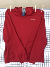 Reebok Boys Red Logo Hoodie XL 18-20 