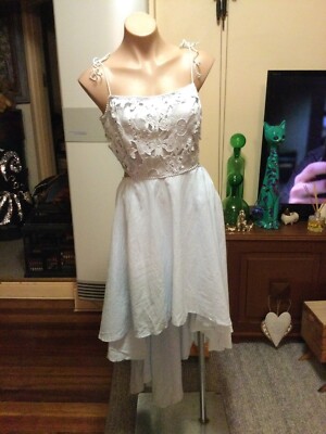 backless dress floral Carmel One-Shoulder Sash Maxi Dress Baby Blue