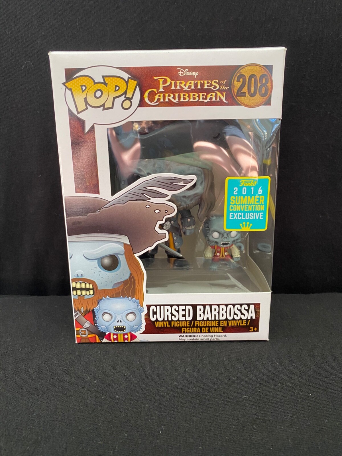 En Oferta Disney Pirates Of The Caribbean Funko Pop Cursed Barbosa Convention Exclusive