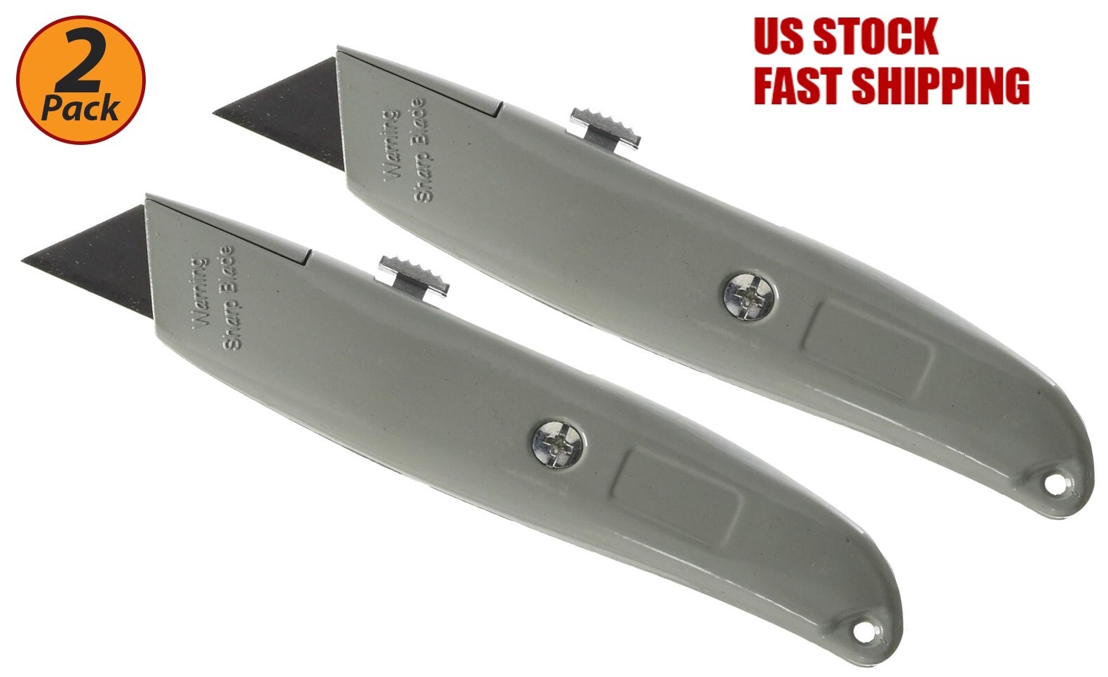 Interlocking Overlap Nose Secures Blade - Pack Of 2