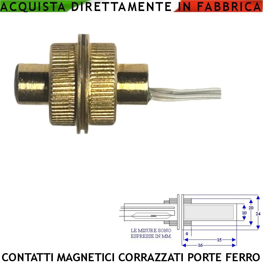 10X Interruttore A Pulsante Momentaneo In Metallo Rotondo Alto 16 - Foto 9