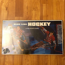BLUE LINE HOCKEY: A 3M Sports Game Vintage collectible board game 1969