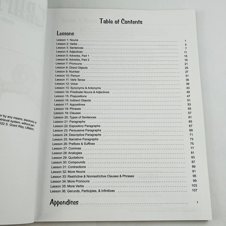 The Grammar Ace Instructor's Manual Duane Bolin Language Arts 2010 2nd Ed - Image 4 of 4