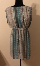 Sleeveless Summer Dress Lined 20” P2P 32” Length Jr Medium