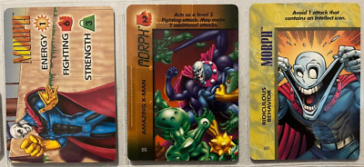 Overpower Marvel Collectible Card Game - Morph Character Cards Set of 7