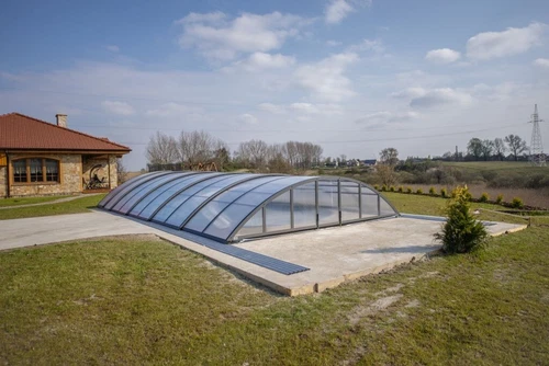 Poolüberdachung ORBIT ECO PK 8mm RAL 7016 Anthrazit L:6,47m kostenloser Versand - Bild 6 von 10