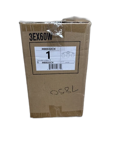 Savoy House 24 in. W 3-Light Chrome Bathroom Vanity Light with Clear Glass Shade - Picture 7 of 7