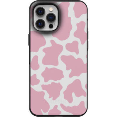 Soft Pink Cow pattern print Phone Case for iPhone 7 8 X XS XR SE 11 12 13 14 Pro