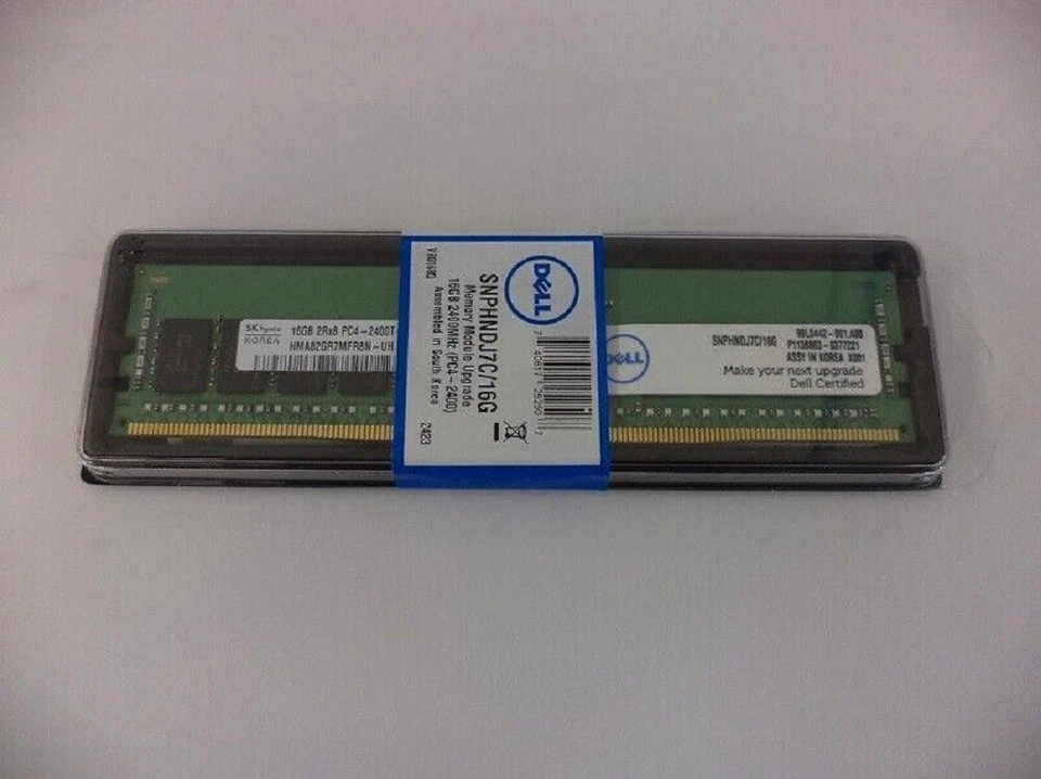 DELL SNPHNDJ7C/16G 16GB 2400MHz DDR4 RDIMM PowerEdge R930 R830 FC830 Memory - Image 2 of 3