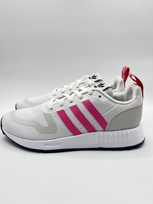 Adidas Men s Multix J Originals Size 5.5 White/ Pink |GX4229|