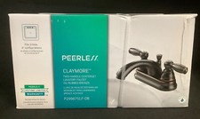 Bathroom Faucet Centerset Claymore Oil Rubbed Bronze Peerless P299675LF-OB M12