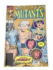 New Mutants #87 Gold Marvel Comics 1991 2nd Printing 1st Full App Cable Key VF