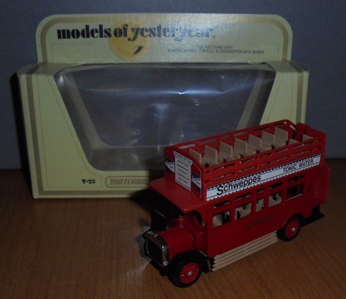 Matchbox Yesteryear Y23 AEC Omnibus Schweppes variations Discount P&P for Multi - Picture 6 of 8