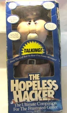 The Hopeless Hacker Frustrated Golfer Talking Plush - Tested and he WORKS!!